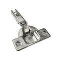 Ferrari C-10 Slide-On Hinge, Full Overlay, 110° Opening , 1-3/8" (35mm) Cup Diameter, No dowel, Shallow Cup Depth
