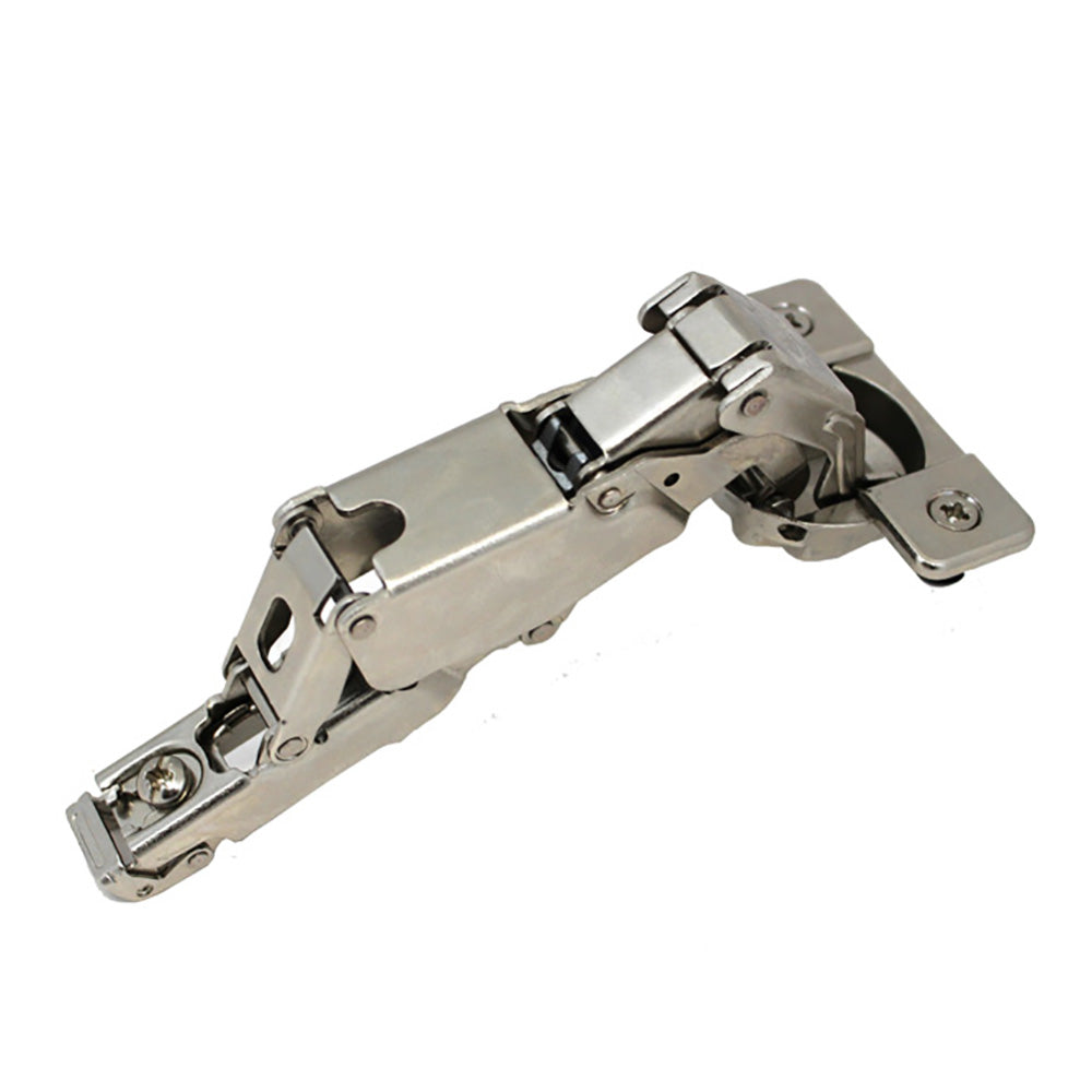 Ferrari Anyway Clip-On Hinge, Full Overlay, 170°, With 5/16" (8mm) Dowels, Zero-Protrusion