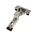Ferrari Clip-On Hinge, Full Inset, 110°, With 3/8" (10mm) Dowels, Wide Screw Hole Distance