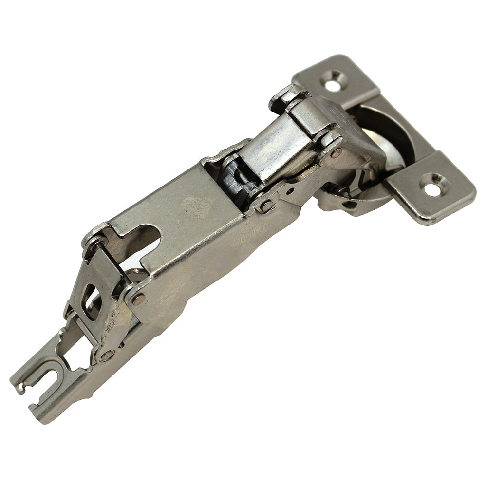 Ferrari Slide-On Hinge, Full Overlay, 170°, No Dowels, Zero-Protrusion