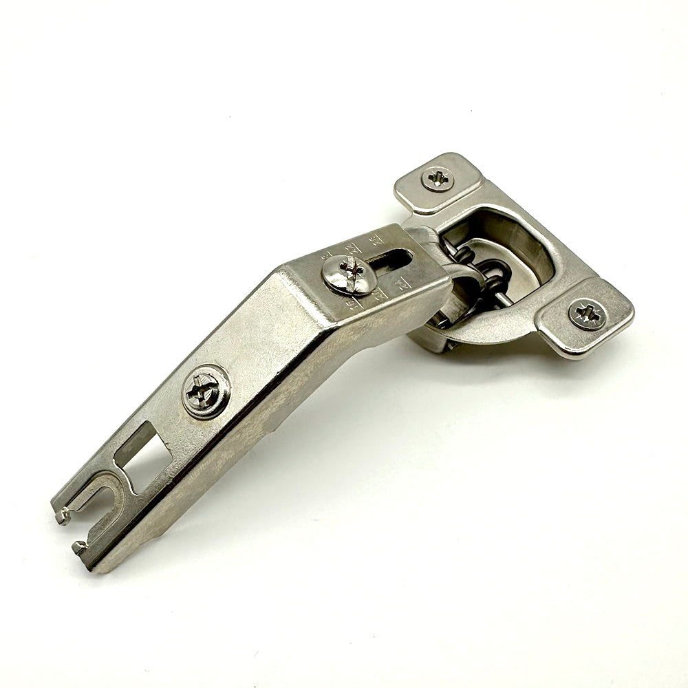 Ferrari Slide-On Hinge, Bi-Fold Application, 50° Opening, With 5/16" (8mm) Dowels